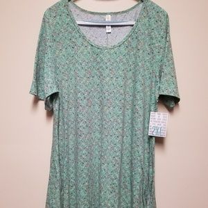 LuLaRoe Green Perfect T, NWT, Size 2XL